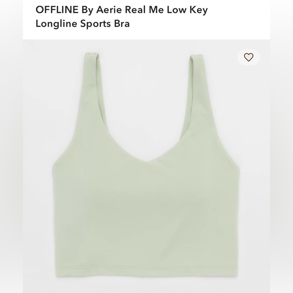 NWT Aerie Low Key Longline Sports Bra